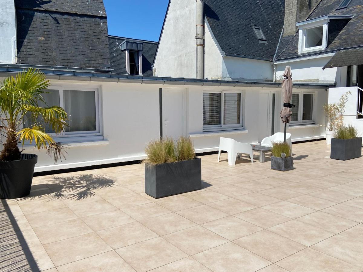 Votre Mini Maison En Plein Coeur Du Centre Ville -Terrasse - Et Parking Prive Sur Place Clos - Draps Et Menage Inclus Concarneau Luaran gambar