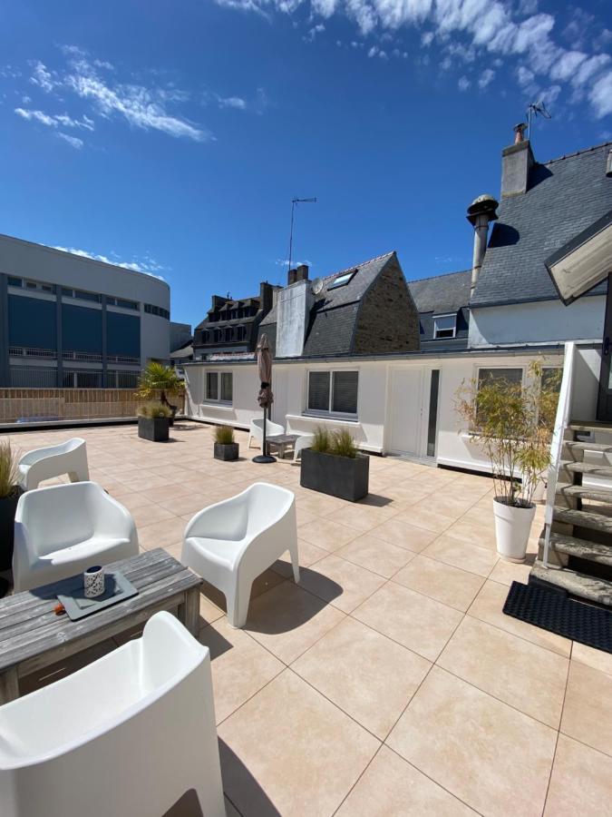 Votre Mini Maison En Plein Coeur Du Centre Ville -Terrasse - Et Parking Prive Sur Place Clos - Draps Et Menage Inclus Concarneau Luaran gambar